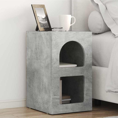 29.5cm W Manufactured Wood Bedside Table