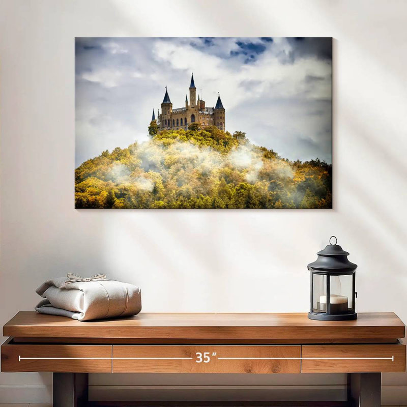 Lilie Hohenzollern Castle, H 16 po x l 24 po