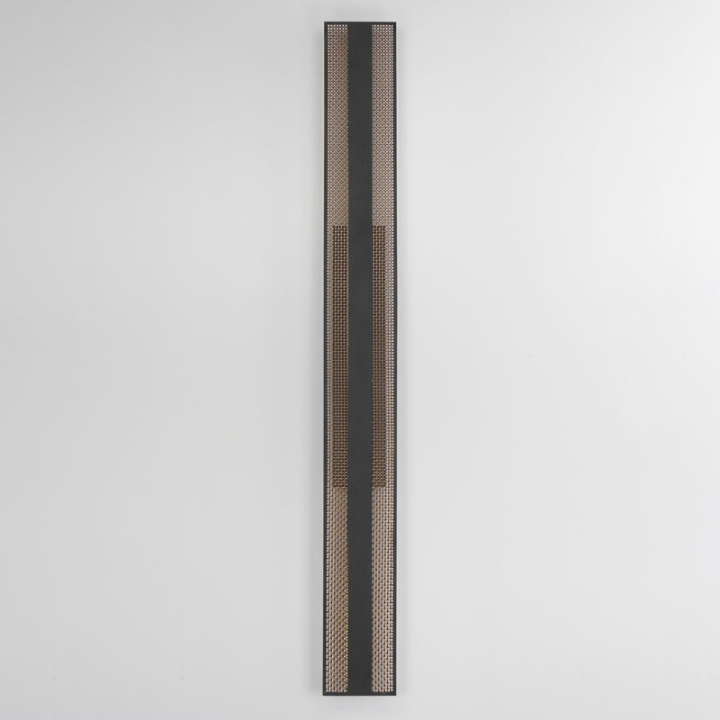Fixation murale entrelacée pour l'extérieur, H 60 po x l 6,5 po x P 2,75 po