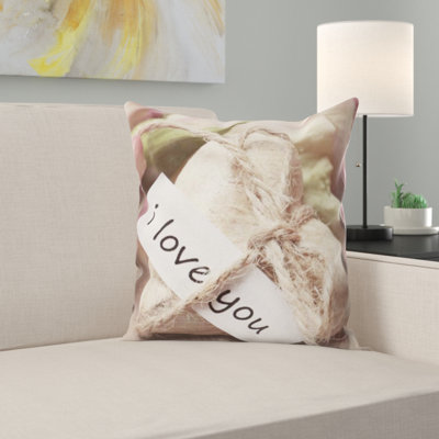 Housse et insert de coussin carré Roses