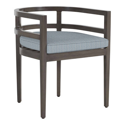 Chaise avec accoudoirs en aluminium Santa Barbara