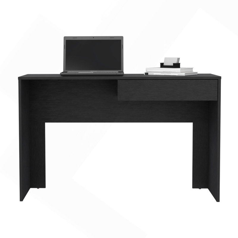 Bureau d'écriture avec tiroir, noir