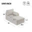 Chaise longue rembourrée L 60 po-488683719-488683769