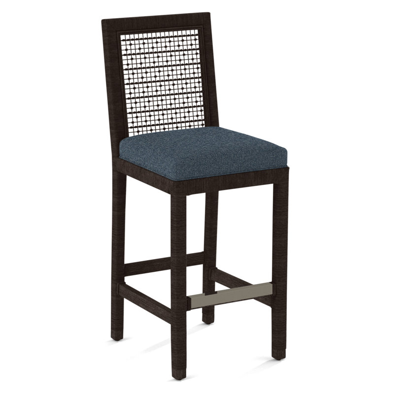 Pine Isle Bar Stool, Basic Blue, Java