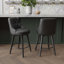 Tabouret de bar et de comptoir pivotant avec cadre en bois massif Malakeh-1364220408-1364220413-1393578896