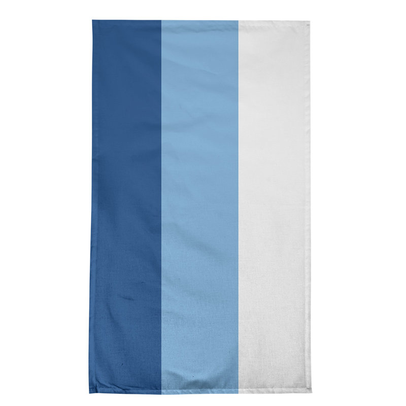 Stripe Tea Towel Kitchen Towel, Cotton Twill, Blue/Powder Blue/White Baseball
