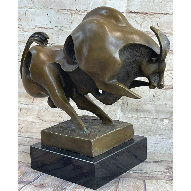 Sculpture abstraite surréel, sculpture en bronze, sculpture art moderne 10 "x 14"