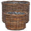  Planter Basket With Storage 2 Pcs Decor Container Display Woven Outdoor-639266529