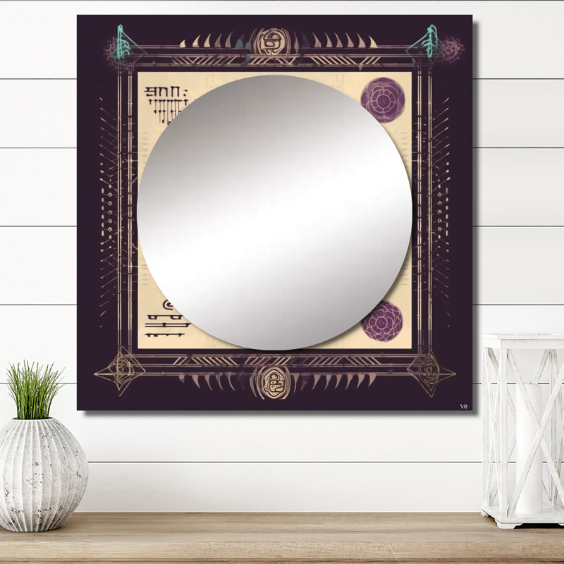 Art mural en miroir Lexius, 23 po x 23 po