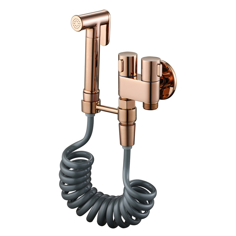 Siège de bidet allongé à la main, Or rose
