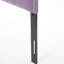 Tête de lit simple mauve avec surpiqûres à boutons et têtes de clous décoratives de bon goût avec une bordure au design élégant-864034557