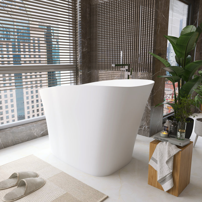 51'' x 29'' Soaking Solid Surface Bathtub