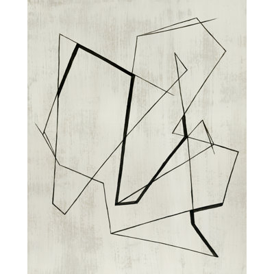 «Lines and Time I» par Bobby Berk, reproduction d'art sur toile tendue