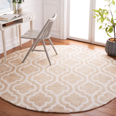 Defranco Hand Tufted Wool Geometric Rug