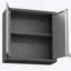 Armoire décorative, armoire de garage avec 2 portes et 1 tablette réglable