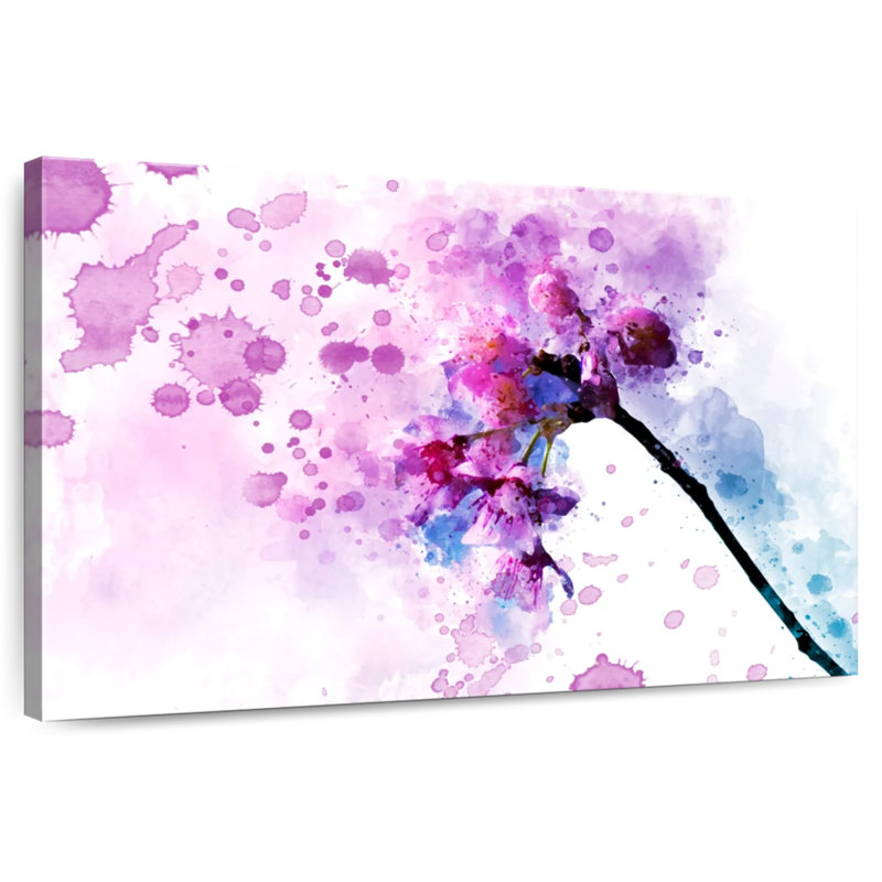 Harnek Cherry Blossom Abstract, 24" H x 36" W