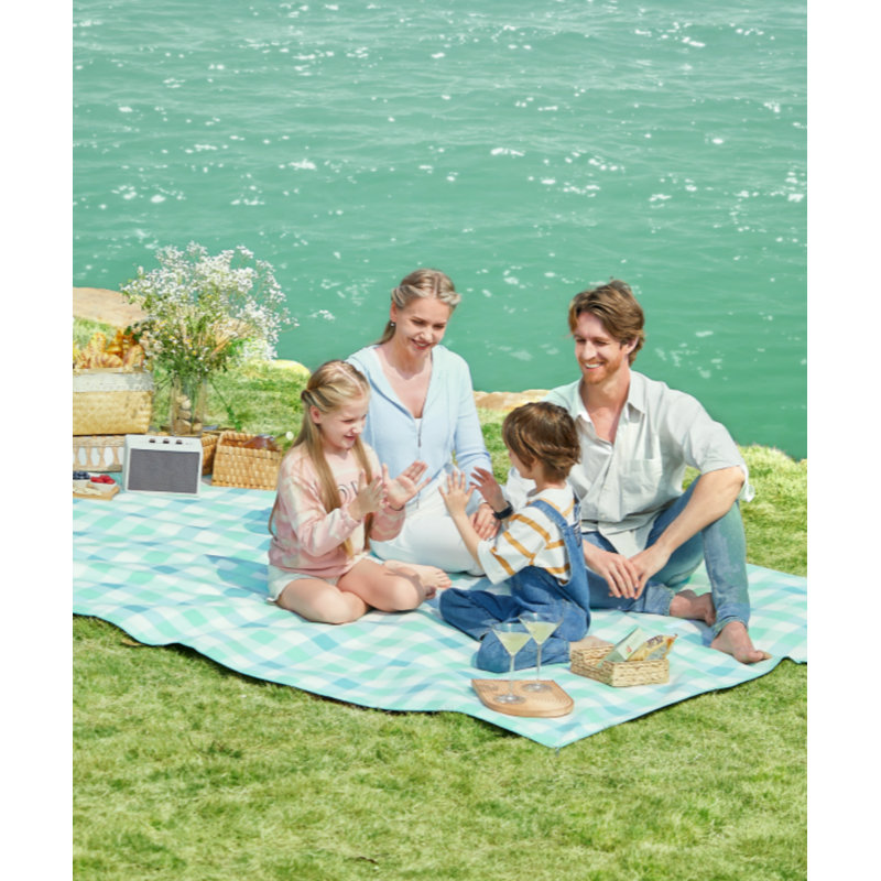 Canvas Picnic Blanket, Green