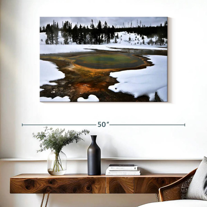Alvord Yellowstone Winter Geyser