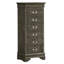 Commode à linge Louis Phillipe, gris-1680184573