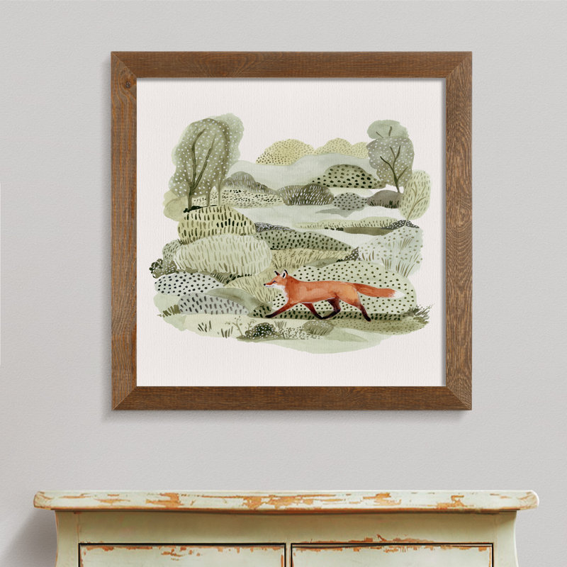 Reproduction d’art sur toile, "fox glen ii" par paul cezanne, H 32 po x l 44 po x P 1,25 po, Toile avec cadre érable