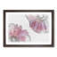 Two Spring Flowers in Pink in Abstract - Framed Print-55777436-55777443