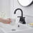 Centerset 2-handle Bathroom Faucet with Drain Assembly