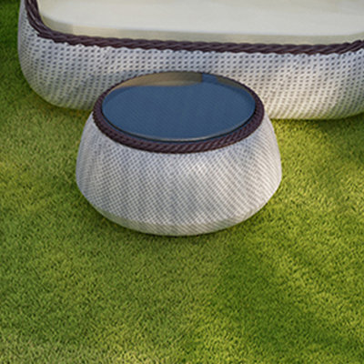 Round Outdoor Side Table , 33.46'' in. W 27.95'' in. D