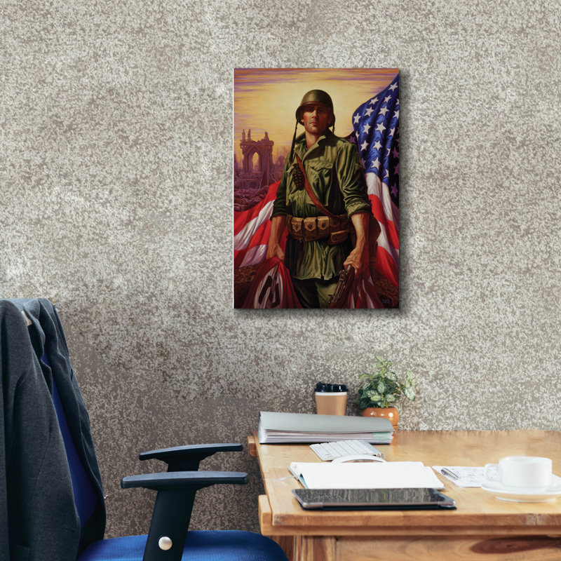 'Liberty' by Christopher Nick, Canvas Wall Art, 26" H x 18" W x 0.75" D