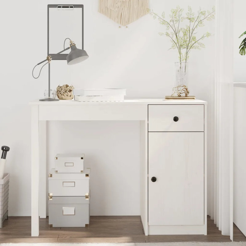 Kitina Solid Wood, White