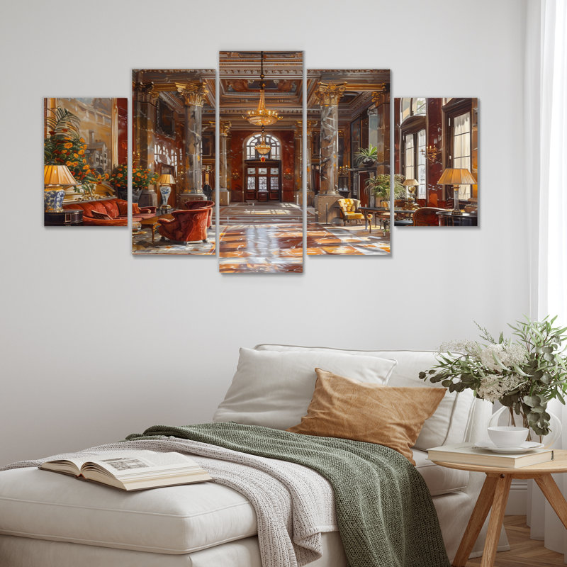 Roye - hôtels et loges, ensemble de reproductions d'art mural