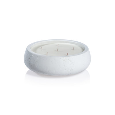Fresh Scented Tealight Candle with Concrete Holder