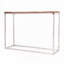 Console de patio avec plateau rectangulaire et structure en métal