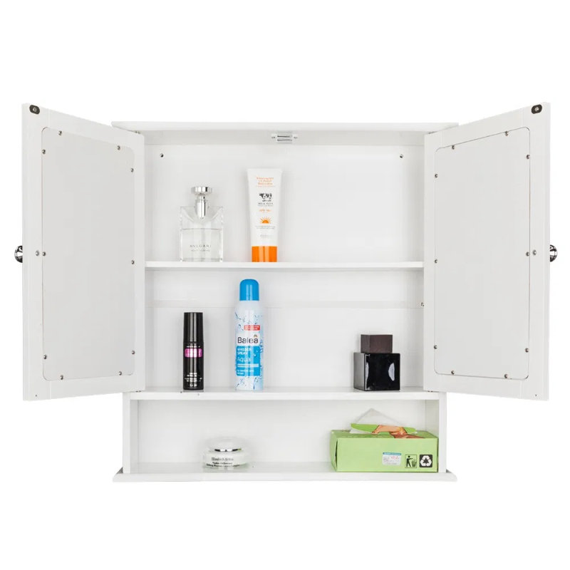 Armoire de rangement murale avec serrure magnétique - 22,05 po x 5,12 po x 22,95 po Organisateur compact et imperméable | 14,20 lb, idéal pour la salle de bain / cuisine / maison | Rangement pour vente chaude, organisateur de qualité supérieure