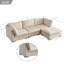 Canapé modulaire rembourré 4 pièces Romy-1269838292