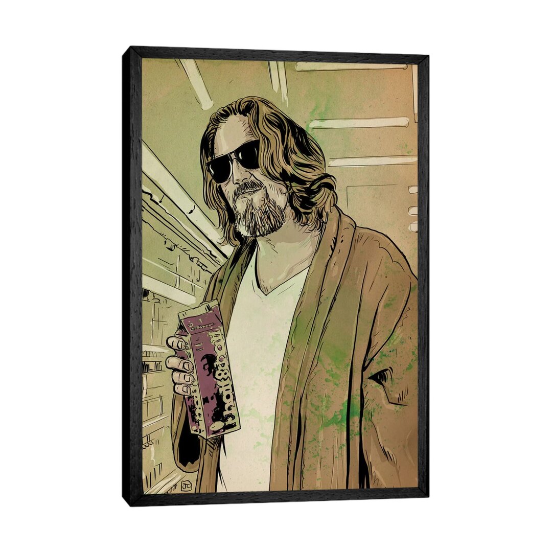 Leinwandbild The Big Lebowski: Jeffrey "The Dude" Lebowski von Giuseppe Cristiano