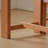 Burlywood Rectangular Solid Wood Dining Table-108929079
