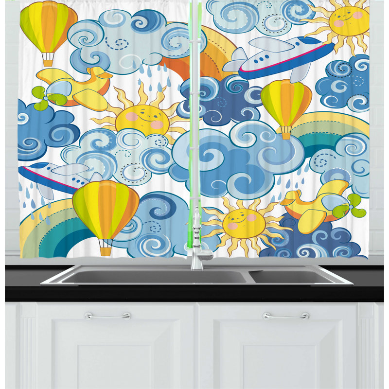Pointed Kitchen Curtain