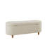 Banc de rangement Boucle crème Voir ci-dessous-1638889527