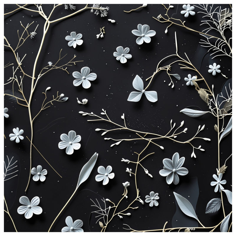 Coussin Floral, 26 x 26 inches