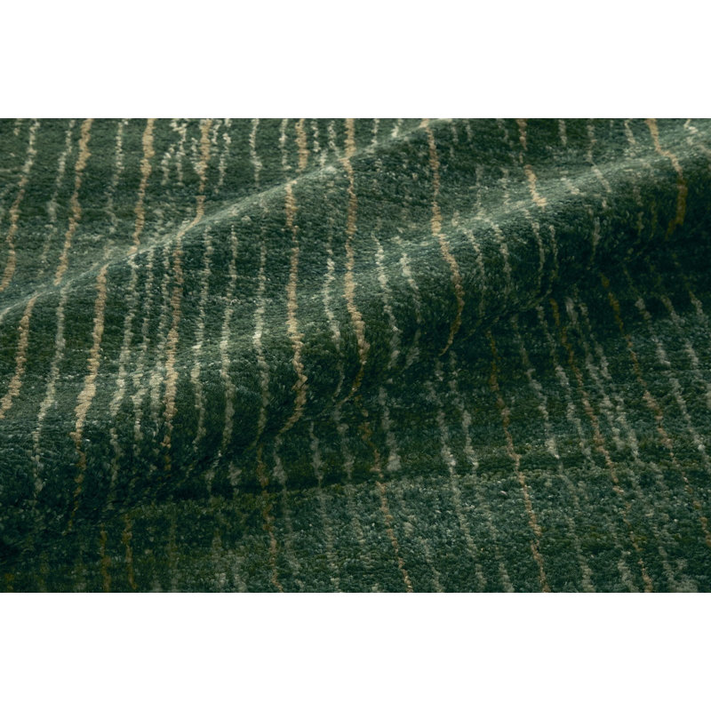 New Textures Collection Handmade Wool Area Rug, Rectangle 8' x 10'