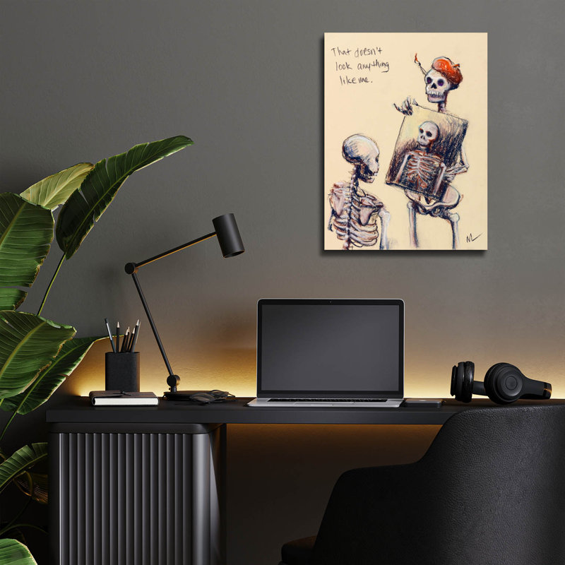 «That ne ressemble à rien comme moi» par Marie Marfia, Art mural en verre acrylique, H 16 po x l 12 po x P 0,13 po