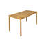 Ensemble complet de salle à manger d'extérieur 5 pièces avec table en acacia durable et chaises en rotin PE respirant