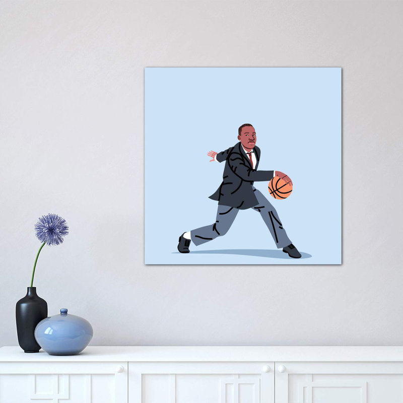 «Balling Martin» par Elad Shagrir - impression, H 18 po x l 18 po x 1,5 po, Toile tendue