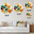Colorfull Hexagone I Wall Clock-93379920