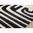 Abstract Black White Scandinavian Indoor/Outdoor Area Rug-1008447536