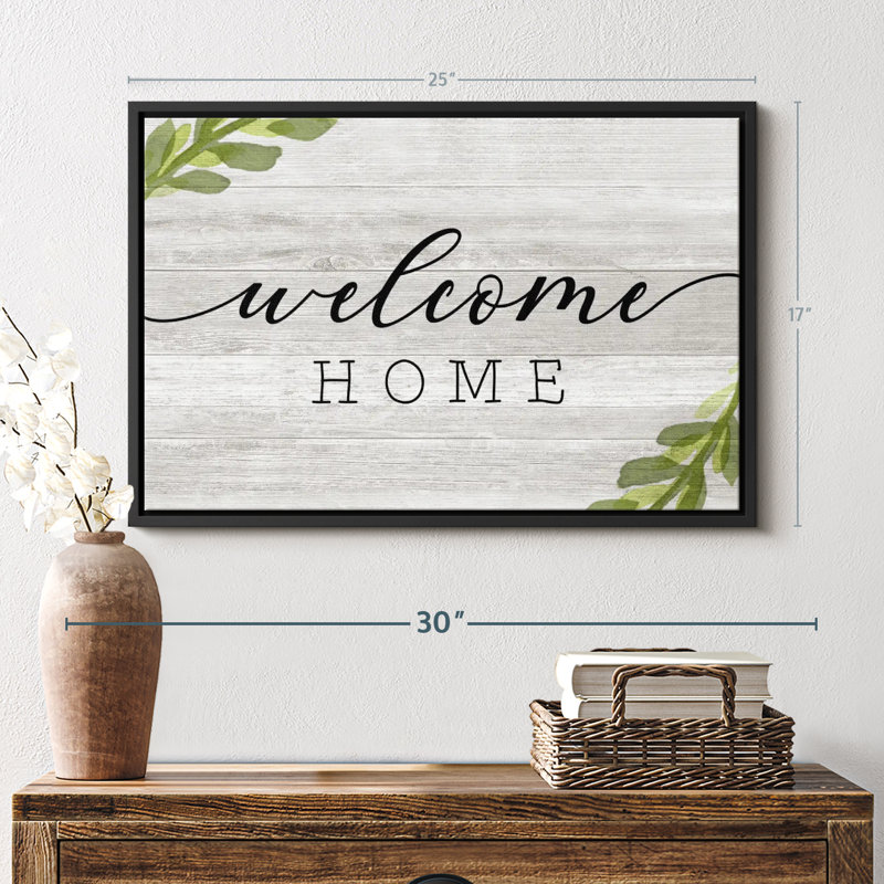 " Rustic Welcome Home ", 17" H x 25" W