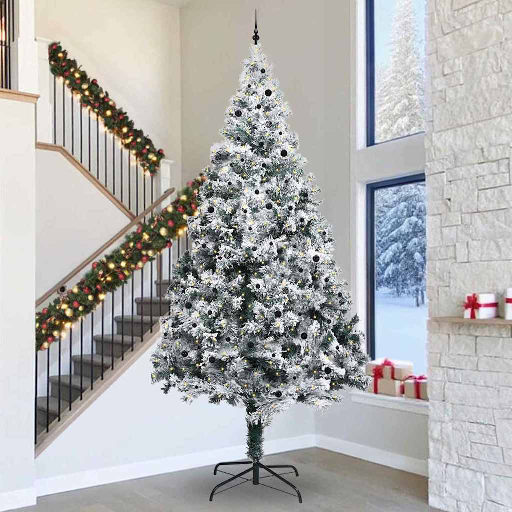 Artificial Pre-lit Christmas Tree with Ball Set 400 cm
