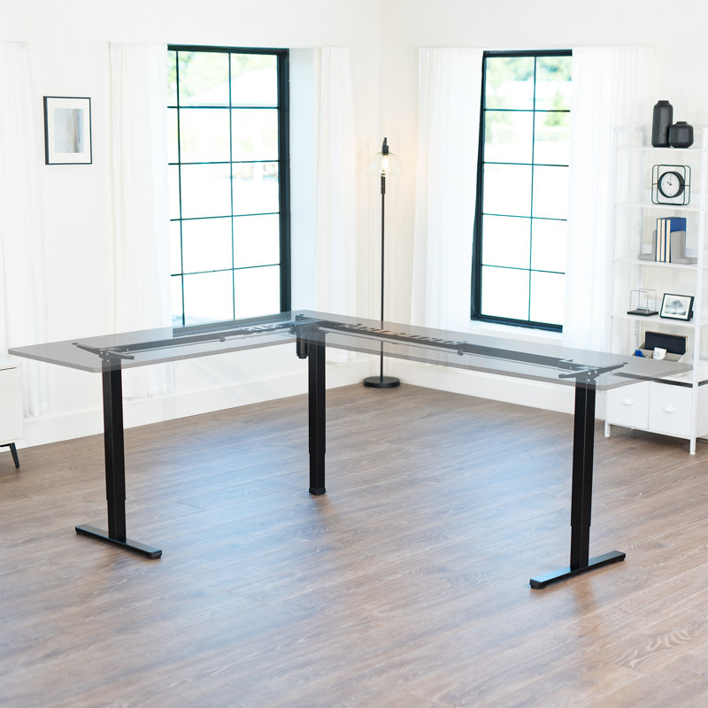Structure de bureau VIVO, Noir, H 27,7 po x l 51,8 po x P 73 po