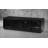 70" Contemporary Rustic TV Stand Media Console For Flat Screen And Audio Video Installations In American Red Oak With A Matte Ebony Finish-72217543