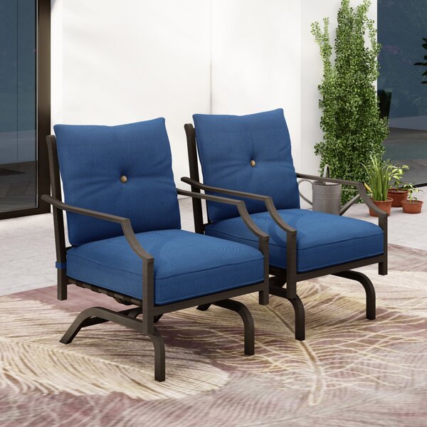 Red Barrel Studio® Deimer Patio Chair with Cushions & Reviews | Wayfair